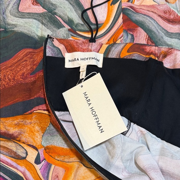 Mara Hoffman Yara Strapless Dress , Multi - Picture 9 of 14